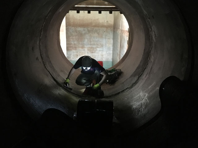 Pipe Inspections, Taylor Regional Water Treatment Plant